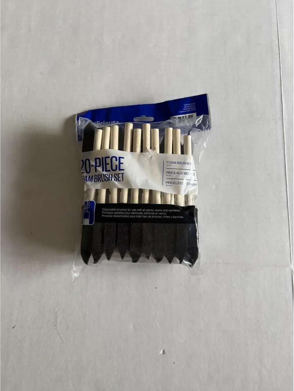 20 piece foam brush set